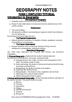 Form Geography Notes Pdf Dirzon